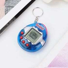 Electronic Pet Machine Virtual Pet Handheld Mini Game Console (Color: [pet Machine] Blue)